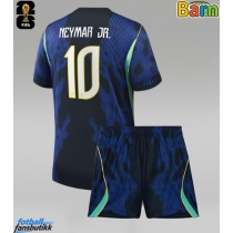Brasil Neymar Jr #10 Bortedraktsett Barn VM 2026 Kortermet (+ Korte bukser)